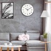 R&M ORIENT 30 cm Arabic Wall Clock Round with Sweeping