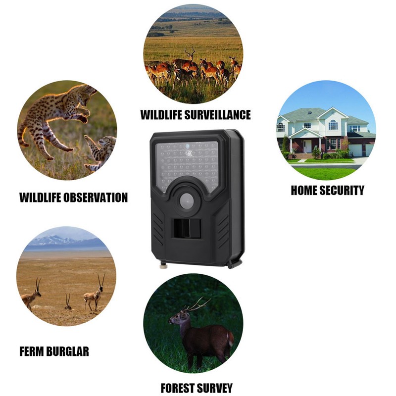 Outdoor Waterproof 1080P 12MP Hunting Trail Camera Wildelife Infrared Photo