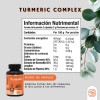 Suplemento de Cúrcuma Complejo con Boswellia, Jengibre y Pimienta Negra