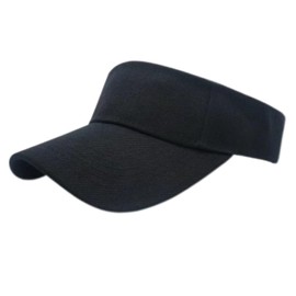 Adjustable Sport Visors, Athletic Mesh Sun Hats Cap for Women and Men,Summer Sun Protection hat (AU, Alpha, One Size, Black)