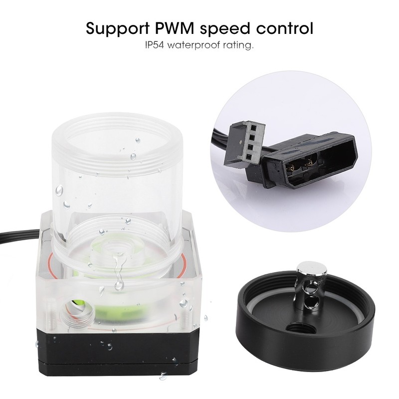 Computer Water Pump PC Cooler Integrated Built In Defoaming 500l