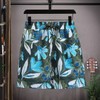 Men's Beachwear Board Shorts Rash Guard Swim Trunks Beach Shorts TK86 XL/Green 5ea