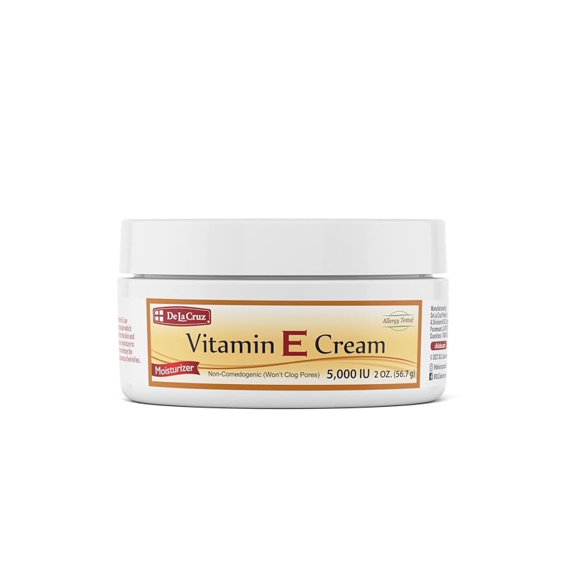 De La Cruz- Crema hidratante con vitamina E para rostro
