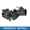 A ABSOPRO Thermostat Housing Assembly for Peugeot 1007 05-09 Black