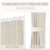 Vatge Closet Curtains, Accordion Style Door Curtains for Doorways, Pleated