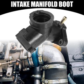 Partuto Carburetor Intake Manifold Boot - Motorcycle Intake Manifold Carburetor Boot - for Yamaha Virago 250 XV250 1995-2007 Rubber Black - 1 Pc