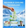 CoolRush Towel with Natural Mint Extract, Instant 3-Second Cooling Towel,