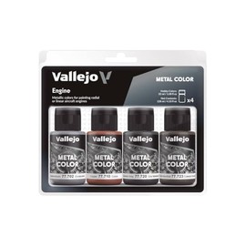 Vallejo Metal Colour Set 77604 Engine (4 x 32 ml)