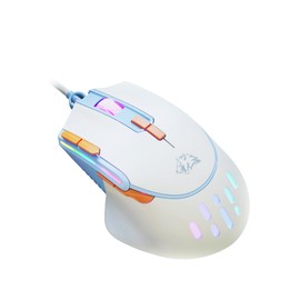 [2024 New Arrival - Human Body Engineering, RGB Gaming Mouse] Wired Mouse, RGB Running Light, 9 Programmable Buttons, Macro Compatible, High Accuracy, 12800 DPI Adjustment, Low Latency, Durable,