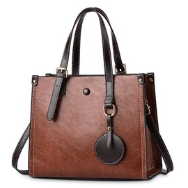 DORRISO Women's Handbag Large Capacity Shoulder Bag Removable Shoulder Strap Fashion Ornaments Casual Elegant Top Handle Design Bag for Women, khaki, Casual