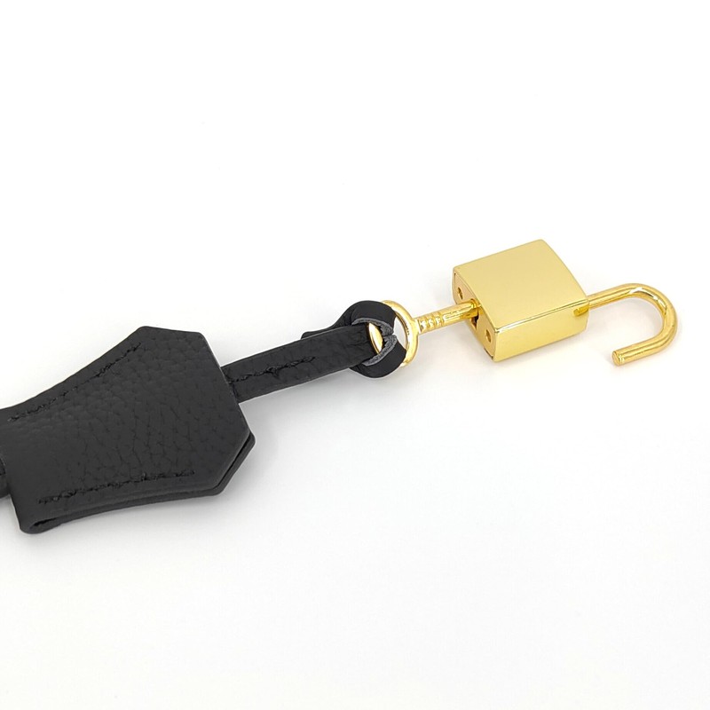 Genuine Leather Key Clochette Bag Charm, Bell Key Holder, Purse
