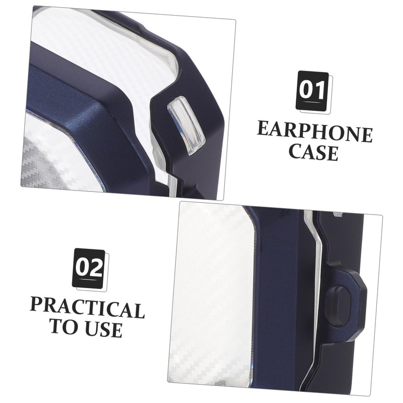 jojofuny Earphones Case Keychain Cordless Earbud Case Fit for Earbuds