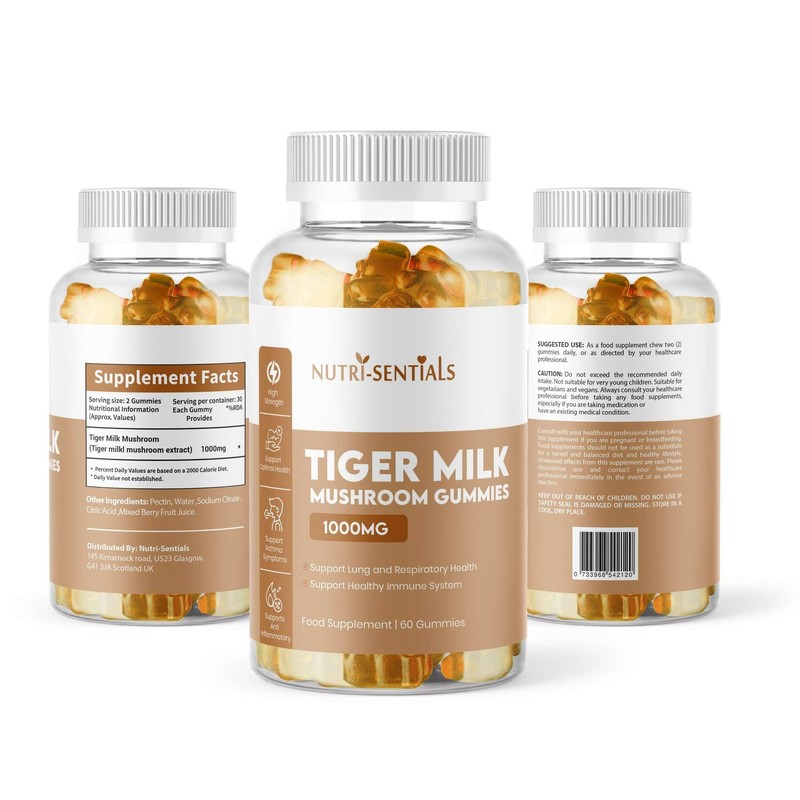 Tiger Milk Mushroom Gummies – High-Strength Dietary Supplement for Immune