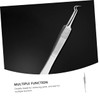 FOMIYES Hair Removal Tweezer Extractor 3pcs Curved Stainless Pimple