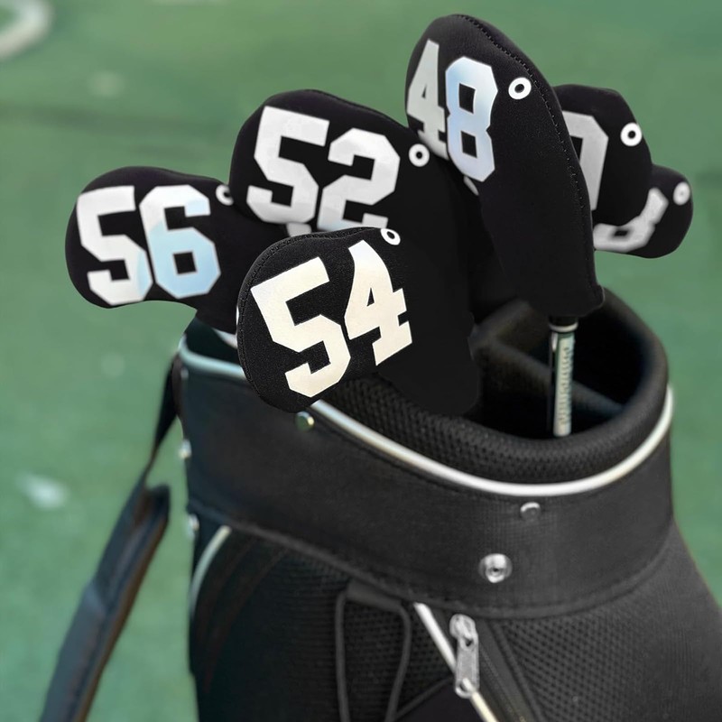 7PCS Golf Club Head Covers for Wedges, Anti-Scratch Golf Club