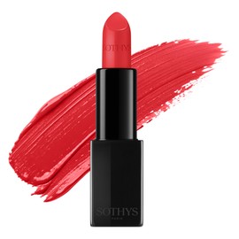 SOTHYS Rouge Intense Satin Lipstick – 221 Orange Bastille | Creamy Coral-Pink Lip Color with Hydration and Comfort | Long-Lasting Finish