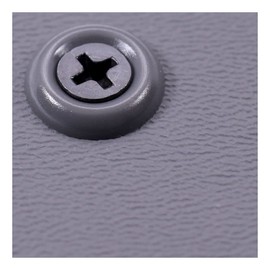 Colored Nylon Finishing Washers - (Gunmetal Gray) - (50 Pack) - (0.530 Inch Diameter) Round Top - for KYDEX Holsters, Auto Trim, Art Projects, Home Improvement