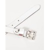MGM Dolce Women's Belt, Silver (Light Silver)