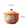 Ceramics Japanese Maneki Neko Lucky Cat Sugar Salt Pepper Storage