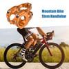 A ABSOPRO Mountain Bike Stem Handlebar 35mm Aluminium Alloy Orange