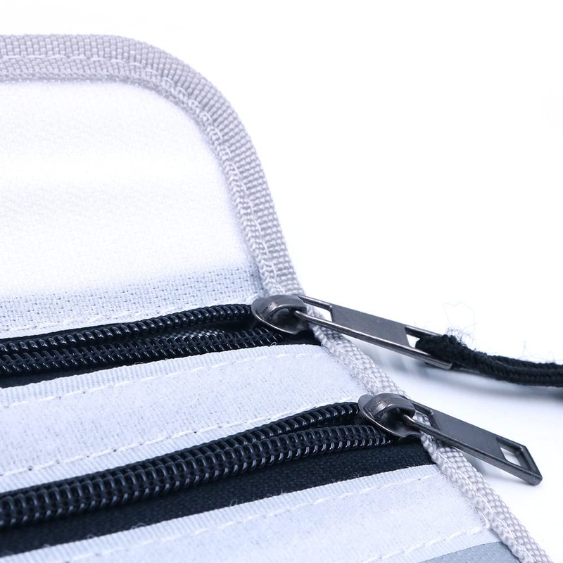 Tiardey Double Layer Horizontal Fireproof Money & Document Bag,11"x7" Protect