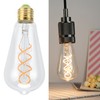 ST64 Bulb Double Spiral E27 4W Dimmable Light Bulb for