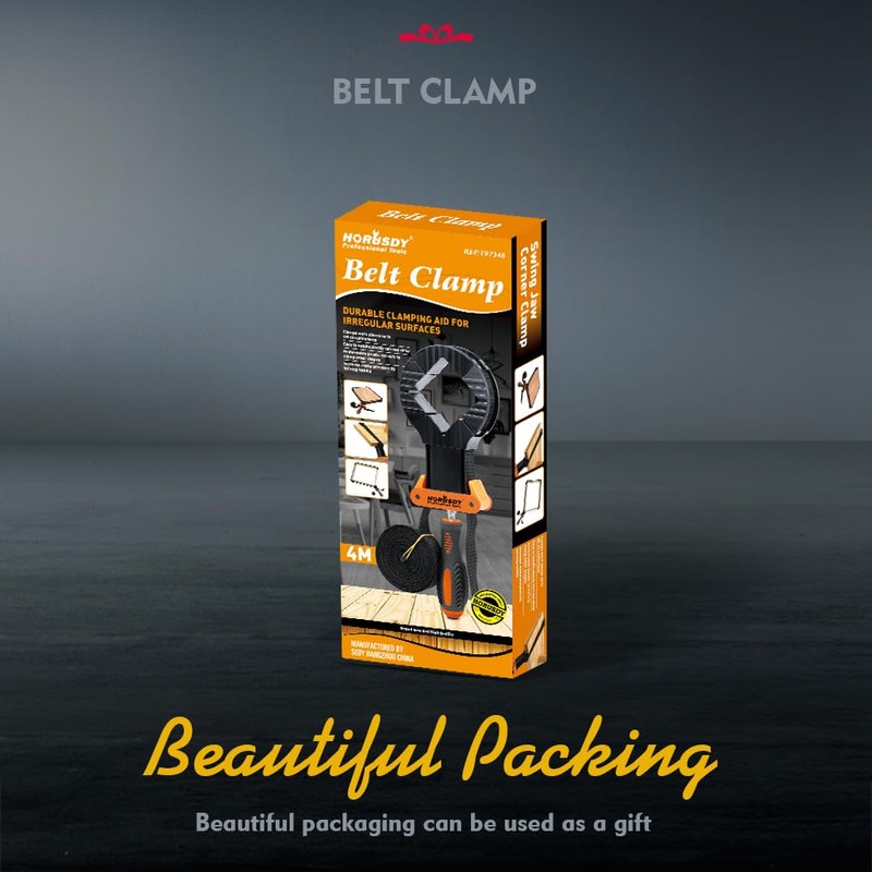 HORUSDY Band Clamp, Woodworking Frame Clamp Strap Holder for Picture