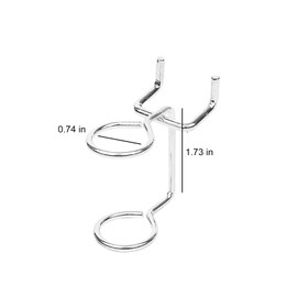 KGCGJVB 5Pcs Pegboard Screwdriver Holder Tool Organizers Double-Ring Peg Board Hang Tool Holders Hooks and Hangers for Screw Drivers Wrench Hammer Pliers Storage Accessories Wall Mount Tool Storage