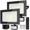 papasbox 100 W LED Spotlight with Motion Sensor Outdoor Light