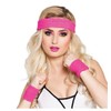 NEON Headband and Wristbands Sweatbands Set (Purple)