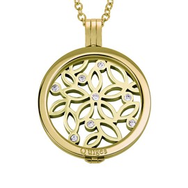 Quiges Women's Pea Chain Stainless Steel with Lobster Clasp without Pendant Various, Stainless Steel