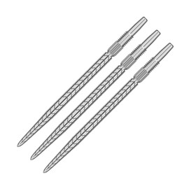 Target Darts Swiss Point Dart Tips, RVE (Pack of 3) 35 mm - Silver, Interchangeable Dart Tips, Swiss Storm Tips, Professional Dart Accessories