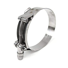 HPS Performance Stainless Steel T-Bolt Hose Clamp Size # 32, fit 1-5/8" ID hose SSTC-48-56 Polish 1.89"-2.20" (48mm-56mm)
