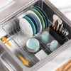 Homics Expandable in Sink Dish Drying Rack, Adjustable Capacity (10.5''-16'')