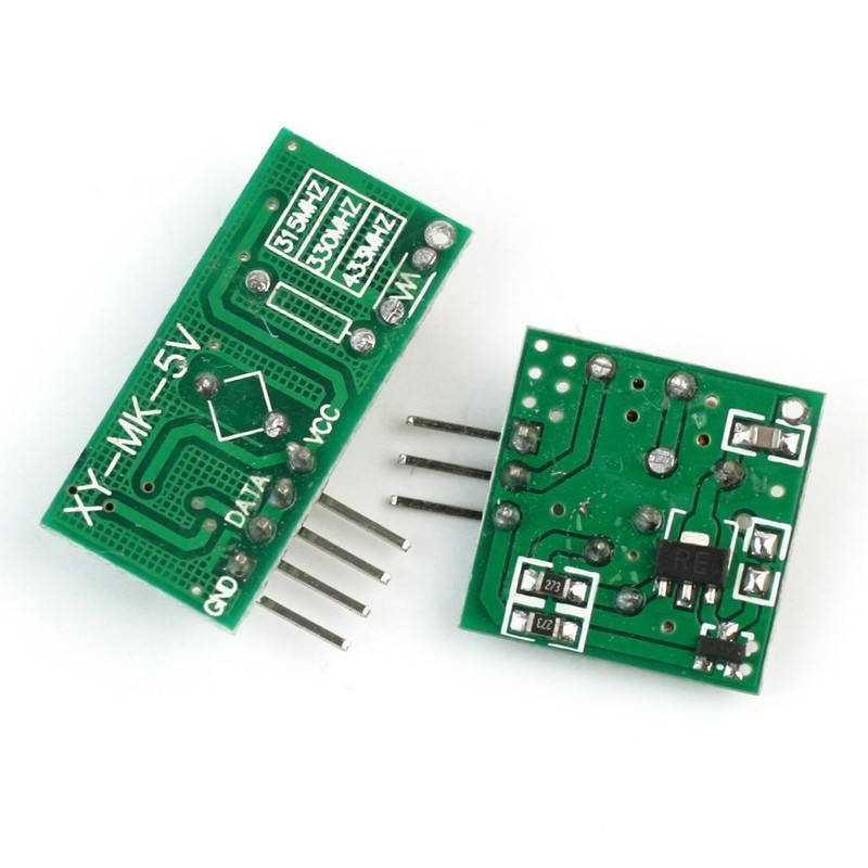 Aihasd 3 x 433 MHz Transmitter and Receiver Superregeneration Wireless