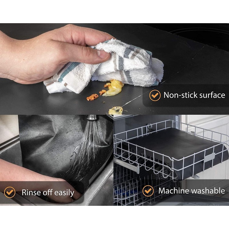 Oven Liners for Bottom of Oven (2 Pack) - Universal