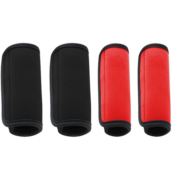 4-Pack Universal Handle Covers - Soft Nylon Grip Wraps for