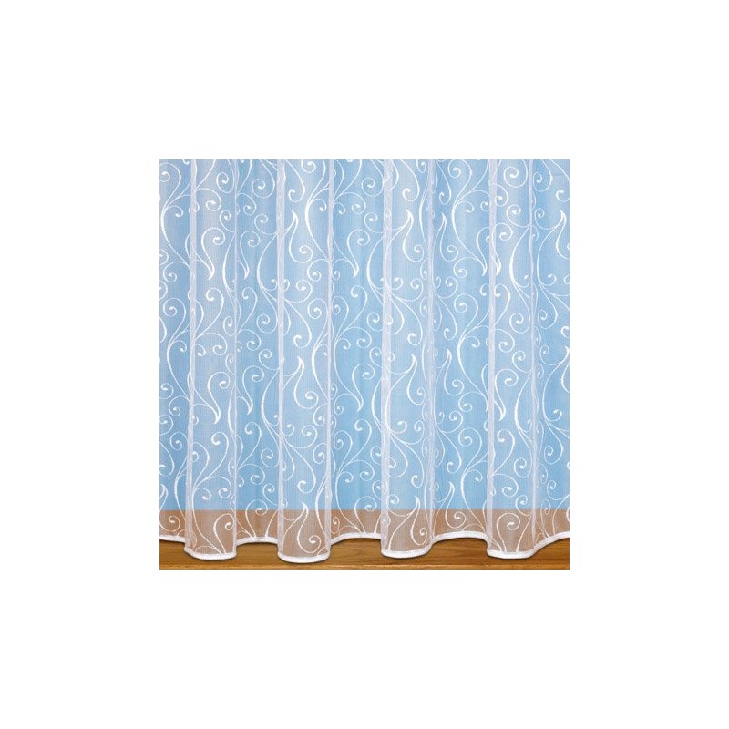 John Aird Scroll Design Net Curtain - Sold By The