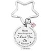 Mom Birthday Gifts for Mothers Day Gift Keychain from Daughter