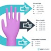 UNIGLOVES Unigloves Violet Pearl Nitrile Examination Gloves - Multipurpose, Powder