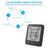 YUNYODA Digital LCD Shower Clock Waterproof Shower Clock Digital Bathroom