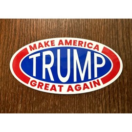 TRUMP: Make America Great Again Sticker for Drag Racing Fans