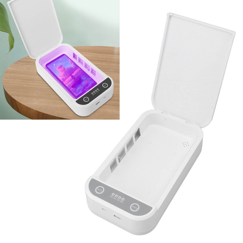 Cell Phone Cleaner Box UVC Light Cleaner Box Multifunctional Cleaner