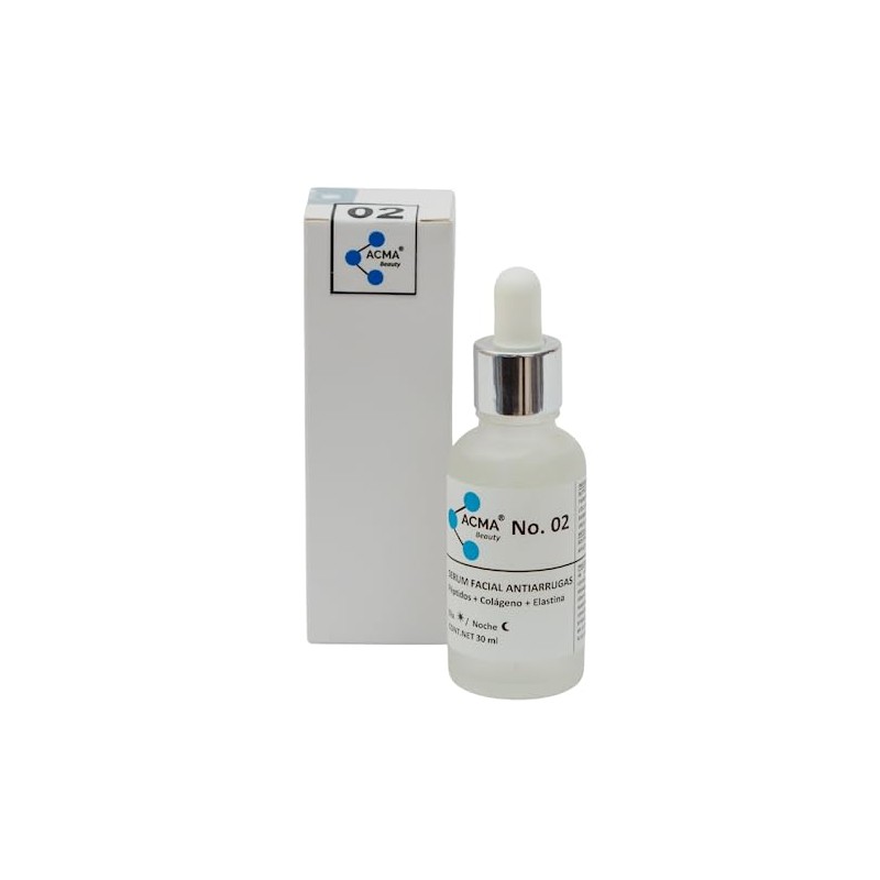 02– Serum Facial Antiarrugas para Día y Noche con Colágeno,