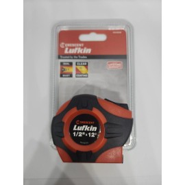 Lufkin Crescent Lufkin 1/2" x 12' P1000 Series Orange Yellow Retractable Tape Measure