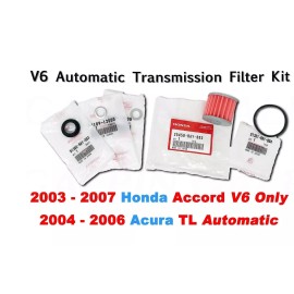 Genuine OEM Honda Accord Automatic Transmission Filter ATF Kit V6 2003 - 2007