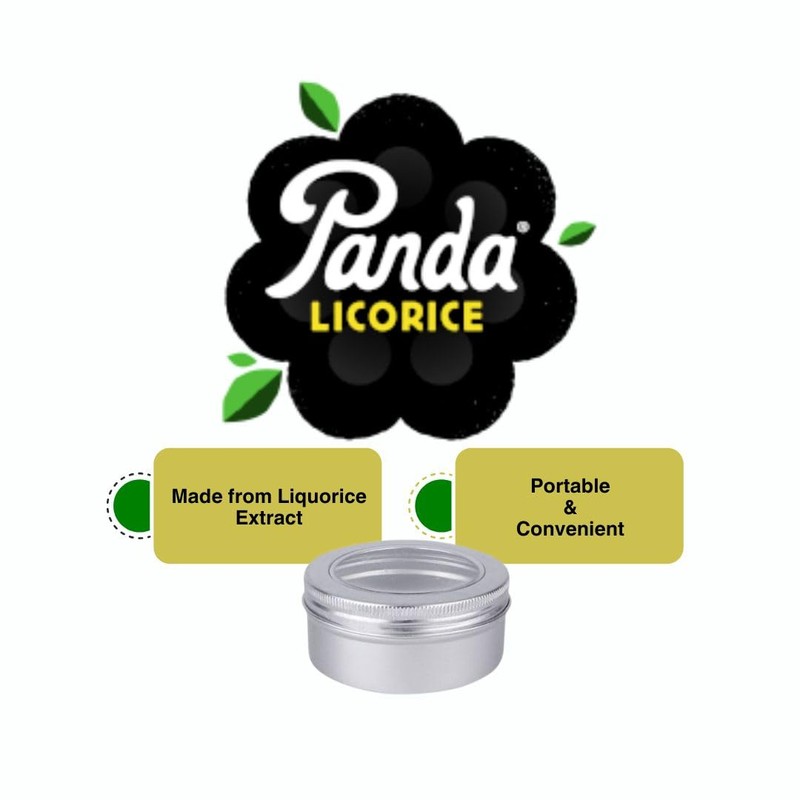 TinTastic Refillable Tin Bundle with Panda Soft Black Liquorice Vegan