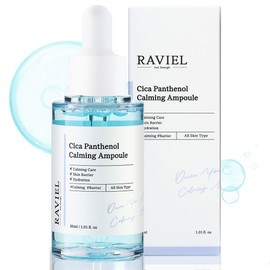 RAVIEL Cica Panthenol Calming Ampoule Soothing,centella extract,Gentle Moisturizing,wrinkle improvement,Non Sensitive,hydration (1.01 fl.oz.)