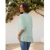 Zeagoo Women's Summer Lightweight 3/4 Sleeve Cardigan Open Front Shrug