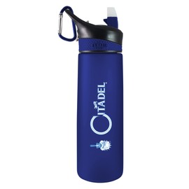 Citadel Tritan Plastic Frosted Sport Water Bottle, Design-1 - Blue